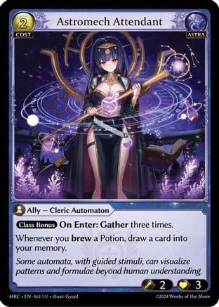 Astromech Attendant — Mercurial Heart Grand Archive TCG card by Gyool