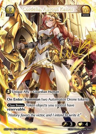 Cordelia, Aurous Kaiser (CSR) — Mercurial Heart