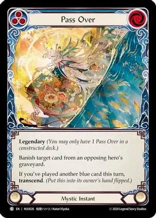Pass Over — Blitz Deck: Part the Mistveil - Nuu Flesh and Blood card by Hatori Kyoka