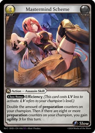 Mastermind Scheme — Tristan Re:Collection, Shadowdancer Grand Archive TCG card by Pinakes