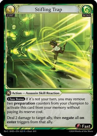 Stifling Trap — Tristan Re:Collection, Shadowdancer