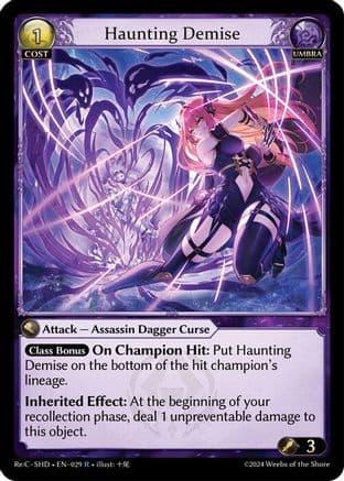Haunting Demise — Tristan Re:Collection, Shadowdancer