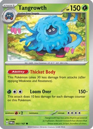 Tangrowth — SV06: Twilight Masquerade Pokémon TCG card by LINNE