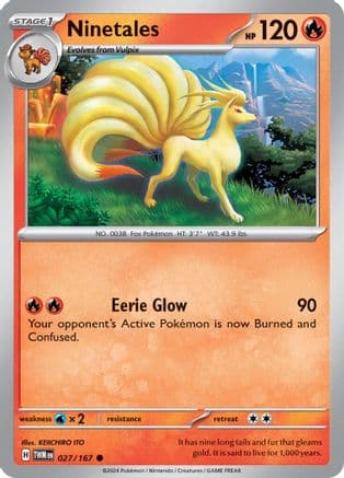 Ninetales — SV06: Twilight Masquerade Pokémon TCG card by KEIICHIRO ITO