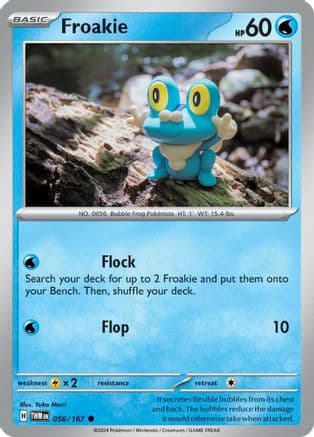 Froakie — SV06: Twilight Masquerade Pokémon TCG card by Yuka Morii