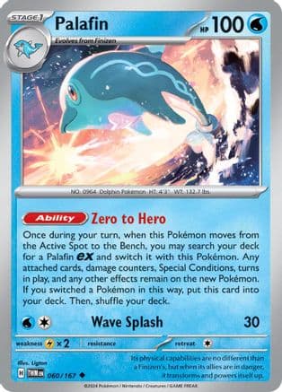 Palafin — SV06: Twilight Masquerade Pokémon TCG card by Ligton