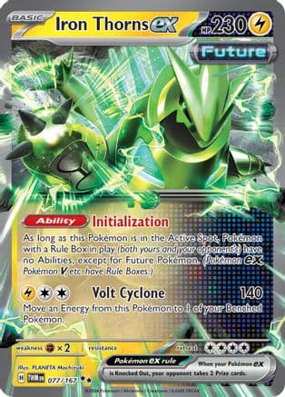 Iron Thorns ex - 077/167 — SV06: Twilight Masquerade Pokémon TCG card by PLANETA Mochizuki