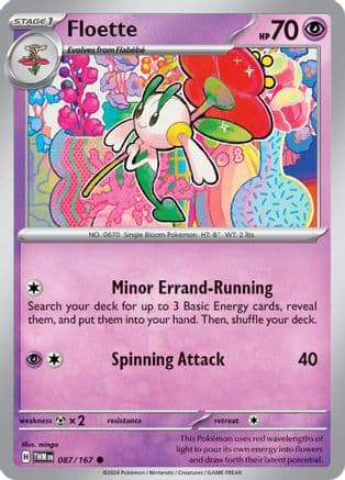Floette — SV06: Twilight Masquerade Pokémon TCG card by mingo