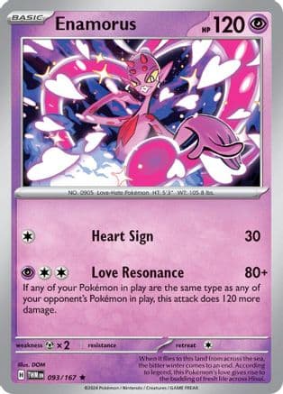 Enamorus - 093/167 — SV06: Twilight Masquerade Pokémon TCG card by DOM