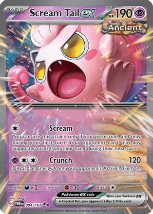Scream Tail ex - 094/167 — SV06: Twilight Masquerade Pokémon TCG card by akagi