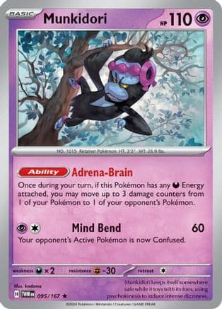 Munkidori — SV06: Twilight Masquerade Pokémon TCG card by kodama