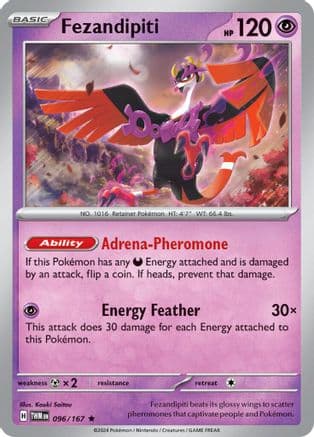 Fezandipiti — SV06: Twilight Masquerade Pokémon TCG card by Kouki Saitou