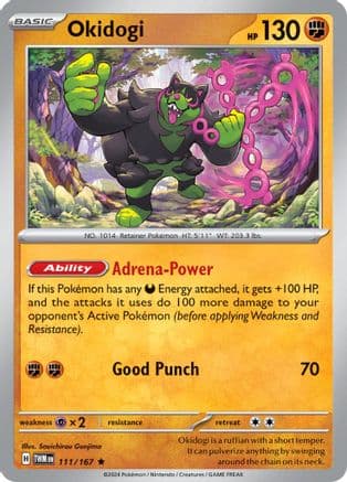 Okidogi — SV06: Twilight Masquerade Pokémon TCG card by Souichirou Gunjima