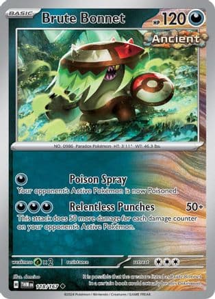 Brute Bonnet — SV06: Twilight Masquerade Pokémon TCG card by danciao