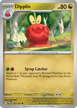 Dipplin - 127/167 — SV06: Twilight Masquerade Pokémon TCG card by OKACHEKE