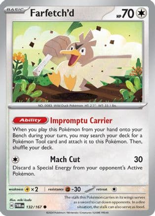 Farfetch'd — SV06: Twilight Masquerade Pokémon TCG card by miki kudo