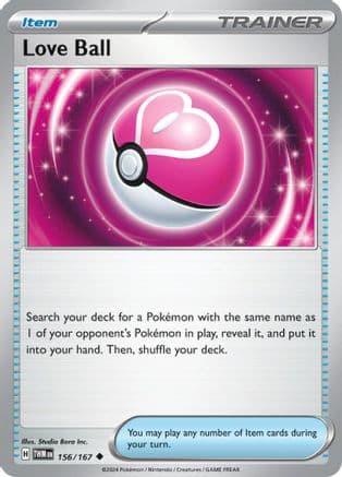 Love Ball — SV06: Twilight Masquerade Pokémon TCG card by Studio Bora Inc.