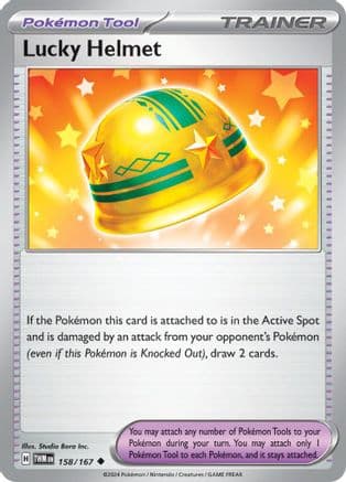 Lucky Helmet — SV06: Twilight Masquerade Pokémon TCG card by Studio Bora Inc.