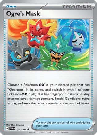 Ogre's Mask — SV06: Twilight Masquerade Pokémon TCG card by 5ban Graphics