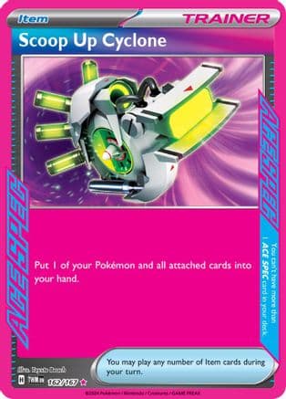 Scoop Up Cyclone — SV06: Twilight Masquerade Pokémon TCG card by Toyste Beach