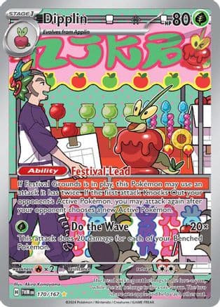 Dipplin - 170/167 — SV06: Twilight Masquerade Pokémon TCG card by Akira Komayama
