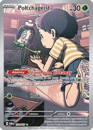 Poltchageist - 171/167 — SV06: Twilight Masquerade Pokémon TCG card by Saboteri