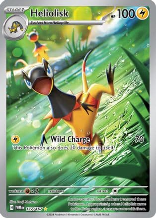 Heliolisk - 177/167 — SV06: Twilight Masquerade Pokémon TCG card by Tonji Matsuno