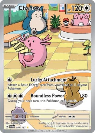 Chansey - 187/167 — Pokémon TCG card