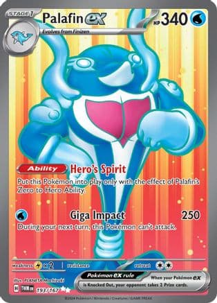 Palafin ex - 193/167 — SV06: Twilight Masquerade Pokémon TCG card by PLANETA Mochizuki