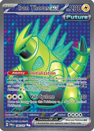 Iron Thorns ex - 196/167 — SV06: Twilight Masquerade Pokémon TCG card by PLANETA Mochizuki