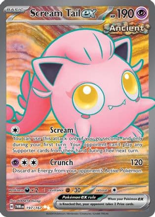 Scream Tail ex - 197/167 — SV06: Twilight Masquerade Pokémon TCG card by PLANETA Hiiragi