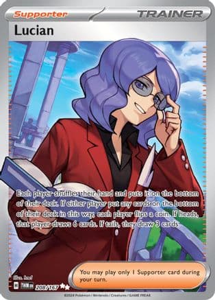 Lucian - 208/167 — SV06: Twilight Masquerade Pokémon TCG card by hncl