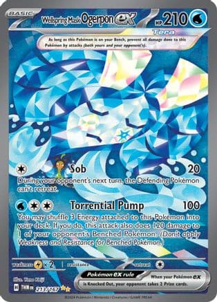 Wellspring Mask Ogerpon ex - 213/167 — SV06: Twilight Masquerade Pokémon TCG card by Yano Keiji