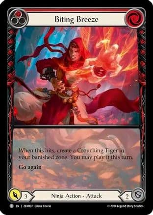 Biting Breeze (Red) — Flesh and Blood card