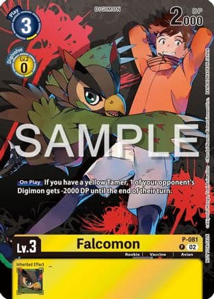 Falcomon - P-081 (Official Tournament Pack Vol.13) — Digimon Promotion Cards