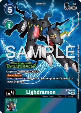 Lighdramon - BT8-053 (2024 Evolution Cup) — New Awakening