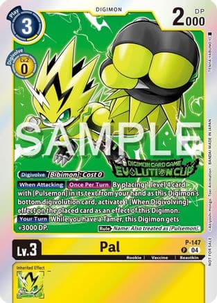 Pal - P-147 (2024 Evolution Cup) — Digimon Promotion Cards