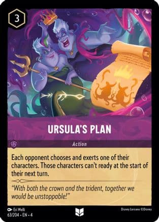 Ursula's Plan — Ursula's Return Disney Lorcana card by Eri Welli