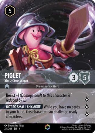Piglet - Sturdy Swordsman (Enchanted) — Ursula's Return