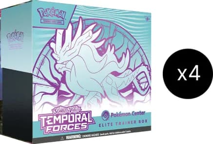 Temporal Forces Pokemon Center Elite Trainer Box Case (Exclusive) [Walking Wake] — SV05: Temporal Forces