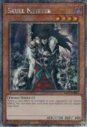 Skull Meister (Platinum Secret Rare) — 25th Anniversary Rarity Collection II