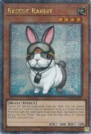 Rescue Rabbit (Quarter Century Secret Rare) — 25th Anniversary Rarity Collection II