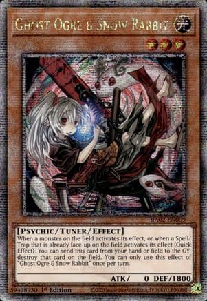 Ghost Ogre & Snow Rabbit (Alternate Art) (Quarter Century Secret Rare) — 25th Anniversary Rarity Collection II