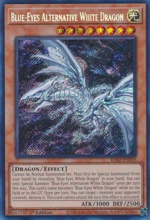 Blue-Eyes Alternative White Dragon (Secret Rare) — 25th Anniversary Rarity Collection II