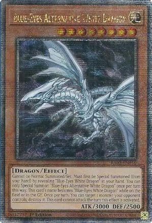 Blue-Eyes Alternative White Dragon (Quarter Century Secret Rare) — 25th Anniversary Rarity Collection II