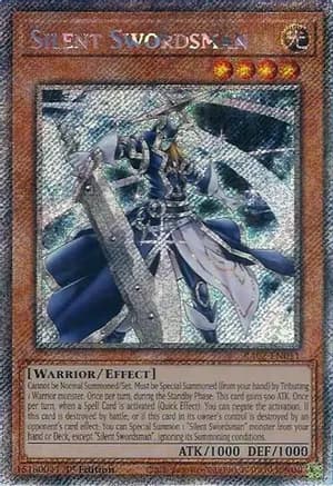 Silent Swordsman (Platinum Secret Rare) — 25th Anniversary Rarity Collection II