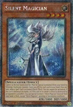 Silent Magician (Platinum Secret Rare) — 25th Anniversary Rarity Collection II