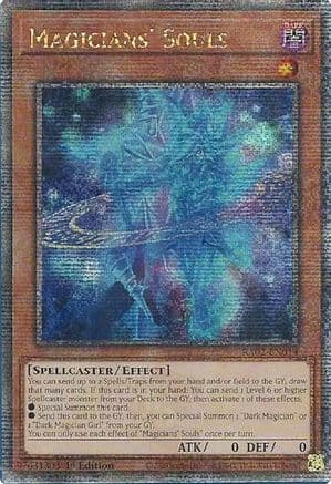 Magicians' Souls (Quarter Century Secret Rare) — Yu-Gi-Oh! card