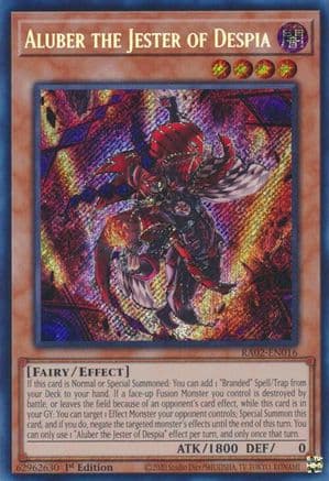 Aluber the Jester of Despia (Secret Rare) — 25th Anniversary Rarity Collection II Yu-Gi-Oh! card by Yu-Gi-Oh! Official Card Game