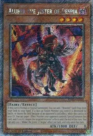 Aluber the Jester of Despia (Platinum Secret Rare) — 25th Anniversary Rarity Collection II